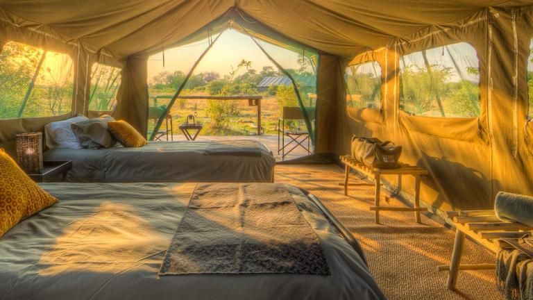 Khwai River View Twin Rooms