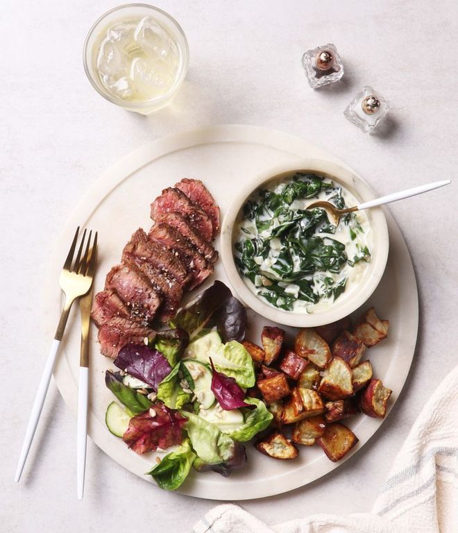 Photo of Ostrich Fillet & Creamed Spinach