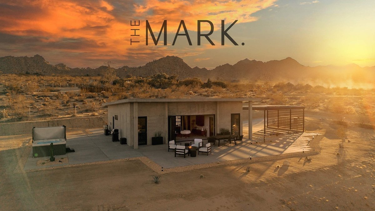 Concrete Retreat with Views & Hot Tub · The Mark