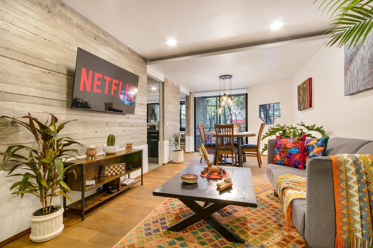 Condesa Cozy retreat 2 BR / Guests with AC gallery image 2