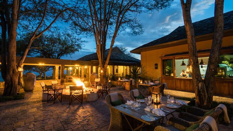 Singita Sasakwa Lodge Outdoor Dining