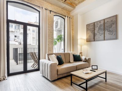 2bd Apt with Terrace. Ruzafa 1a