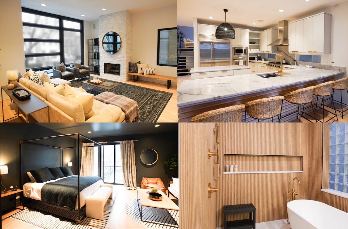 Modern Mega Home in Bucktown – Sleeps 21 gallery image 2