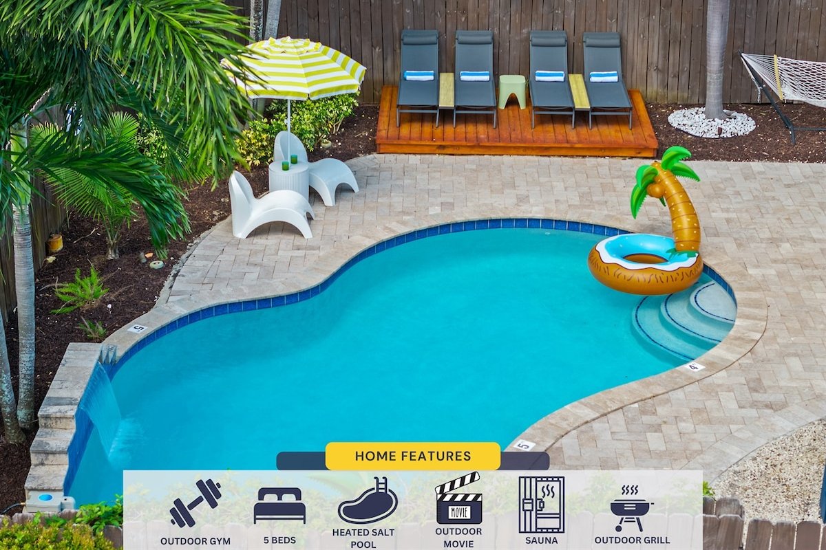 Heated Pool + Sauna + Gym + Movies Outside gallery image 2