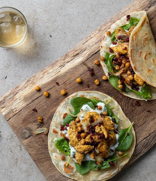 CHICKEN TIKKA ROTI WRAPS Recipe at Home - eCook