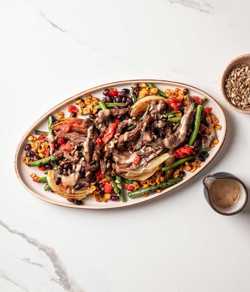 Photo of Green Bean, Corn & Beef Salad