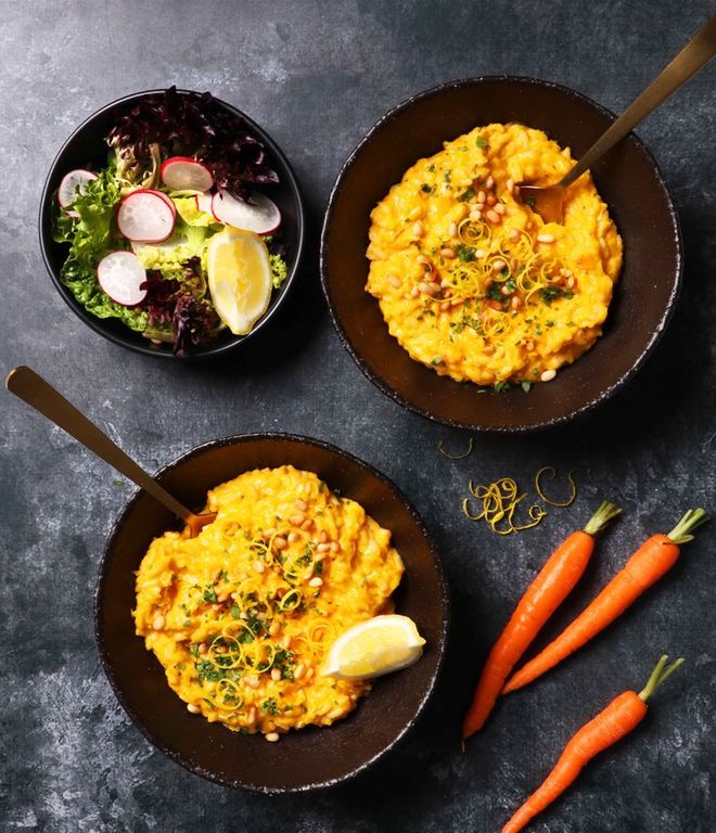 Photo of Silky & Golden Carrot Risotto