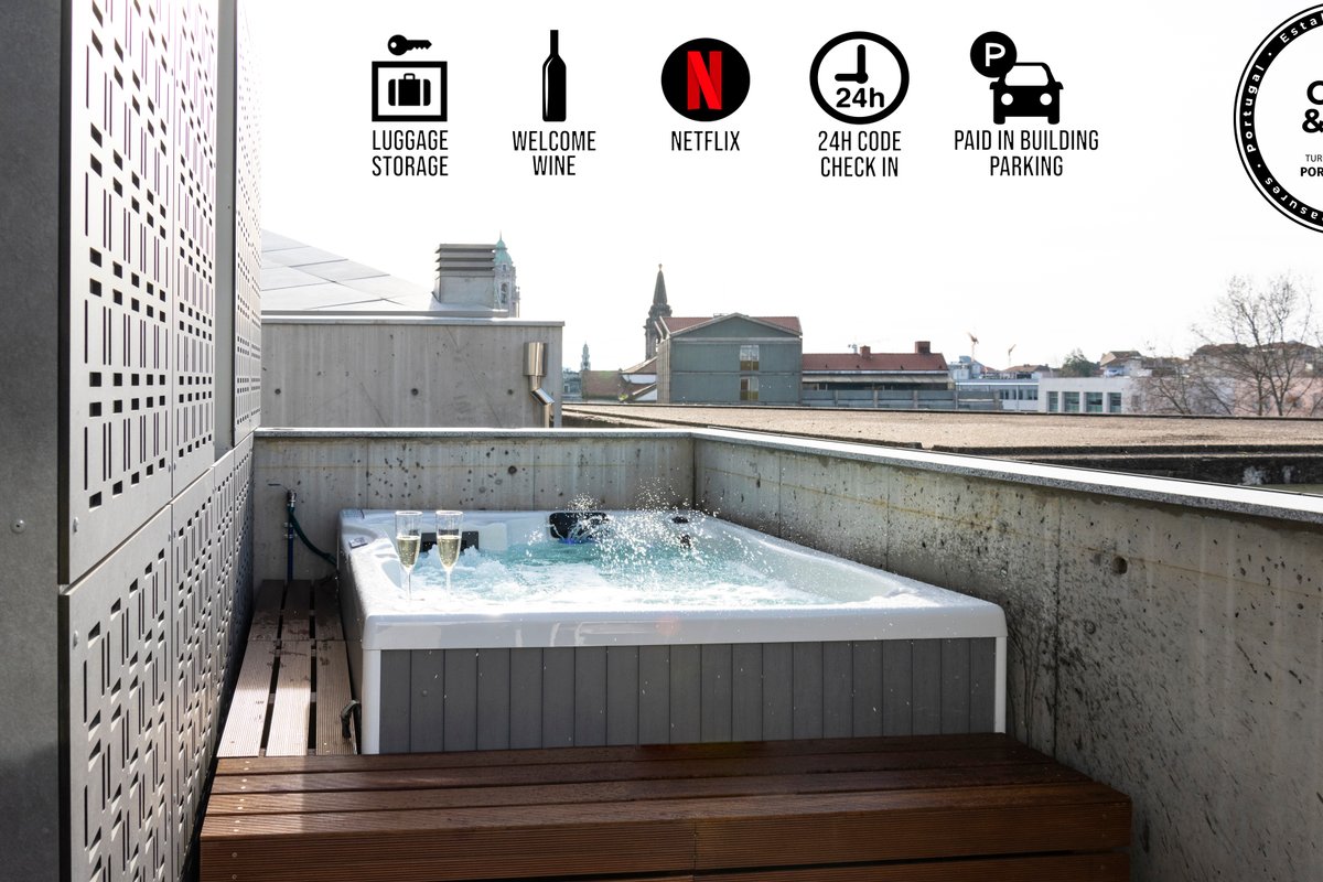 PortoSoul Trindade AP05 – Private Terrace&Jacuzzi