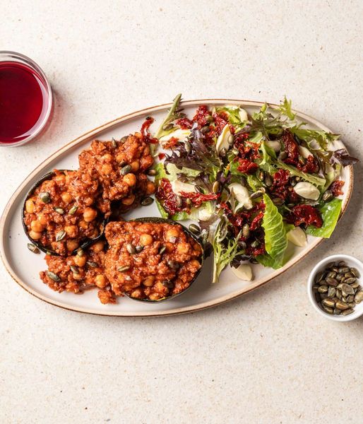 Photo of Cajun Mince–Stuffed Gem Squash