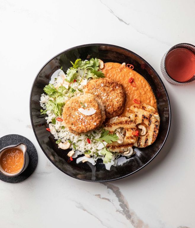 Photo of Fishcakes & Katsu Curry Sauce