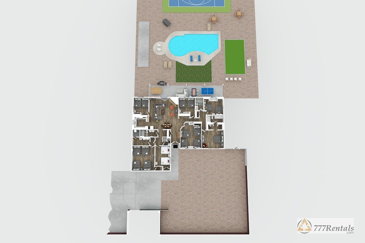 777Rentals – 7BRs/4BA – Sport Court Estate gallery image 4