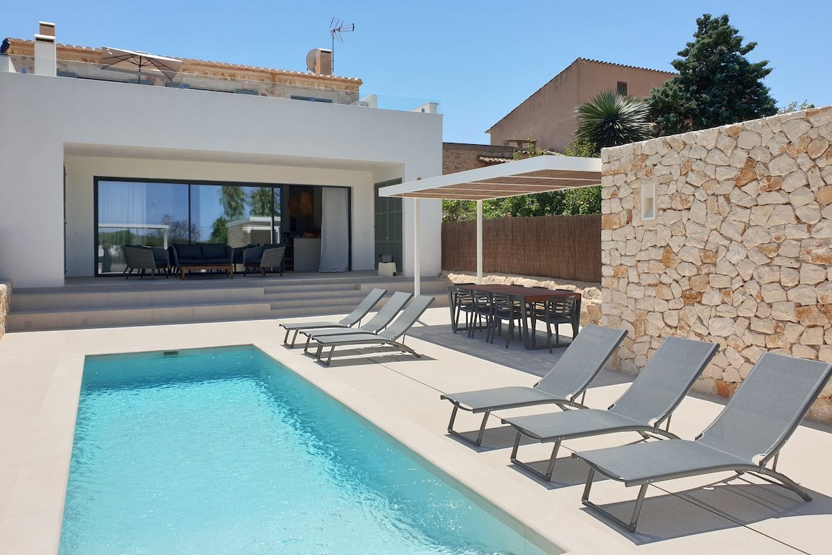 Villa Sa Caseta Santanyi con piscina y vistas gallery image 3