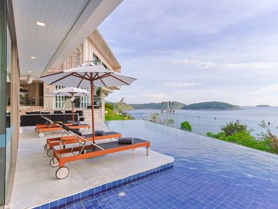 Stunning sea view, half-board, games room, gym/spa