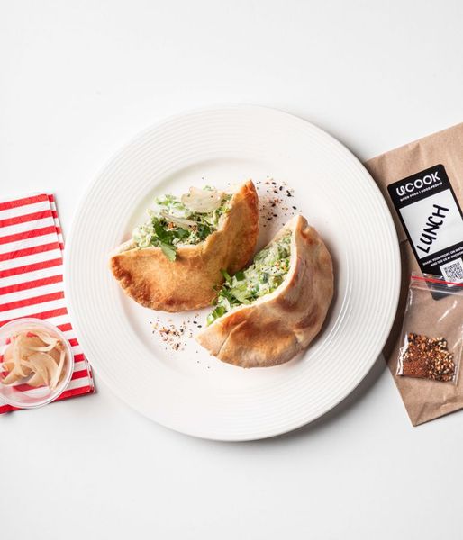 Photo of Smashed Edamame & Pea Pita Pockets